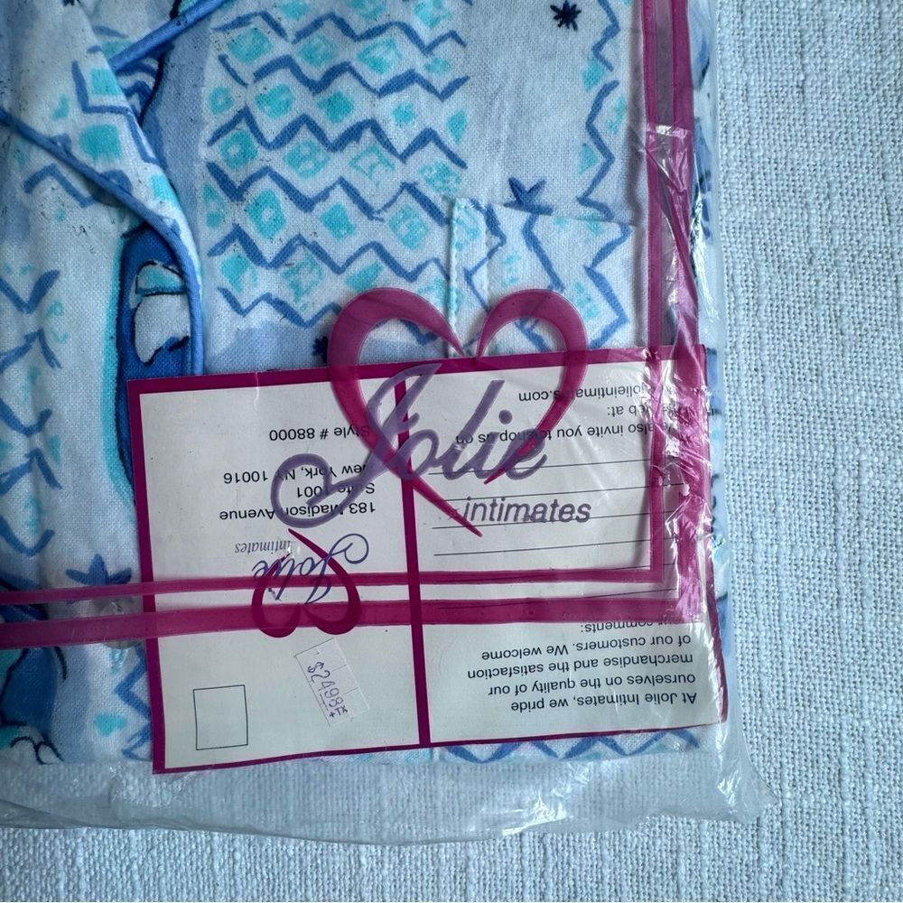 Jolie Pajama Set Top Bottom 100% Cotton Flannel SZ 2X - Picture 9 of 11